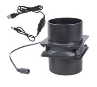 Ventola di ventilazione compatta in linea 50CFM flussi d'aria alimentata tramite USB per tende da coltivazione stazioni di saldatura Condotto in linea di scarico del bagno per recinzioni della