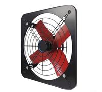 Ventola di ventilazione in plastica, 30,5 cm, alta flusso d'aria, colore | Flusso d'aria 1380 m³/h, funzionamento silenzioso 53 dB, rimuove la polvere, montaggio a parete o finestra