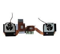 Ventola e dissipatore di Calore per CPU e GPU di Notebook per per CLEVO NP70HP 6-31-NP7HN-102 FNTR FNTS DFS5K22115371U EP FNTR DFS5K223052831 FNTS DC5V 0.5A 4PIN Nuovo