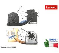 Ventola Fan con Dissipatore Heatsink CPU LENOVO Yoga C640-13IML LTE (81UE) (81XL