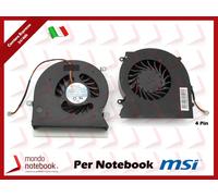 Ventola Fan CPU MSI GT62 GT62VR 16L1 16L2 16L3 S5 S6 ms-16l ms-16l2