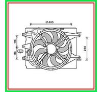 Ventola Per Fiat 500 L Dal 2012 Al 2017