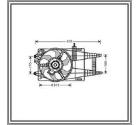 PRASCO FT133F009 Ventola radiatore