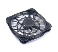 Ventola for PC da 120 mm sottile, spessore 15 mm, ventole di raffreddamento for computer silenziose, 53,6 CFM, 120 x 15 mm, controllo PWM con gomma antivibrante
