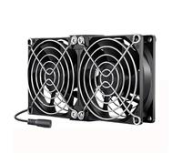 Ventola for server da 80 mm DC 12V 220V Btc Telaio della macchina Workstation Cabinet Radiatore 8025 Ventola for case del computer a doppia sfera for PC(12V Ball 4500RPM)