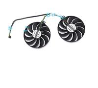 Ventola grafica, 2 pezzi, 95 mm, T129215SU FDC10U12S9-C PLD10010S12HH, adatta per ASUS Radeon RX5700 XT Dual EVO OC Strix RX5500XT Dual RX5600XT GPU (colore: FDC10U12S9-C) (Pld100-C) 010s1 2 ore