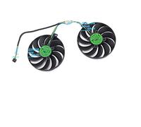 Ventola grafica 2 pezzi 95 mm T129215SU FDC10U12S9-C PLD10010S12HH adatta per ASUS Radeon RX5700 XT Dual EVO OC Strix RX5500XT Dual RX5600XT GPU (colore: FDC10U12S9-C) (T12922-C) 15 su)