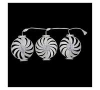 Ventola grafica CF1010U12S RTX3070 RTX3080 RTX3090 da 95 mm, compatibile con ASUS, ROG Strix RTX 3070 RTX 3080 RTX 3090 White OC Edition Gaming(Left fan)