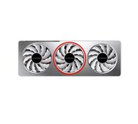 Ventola grafica PLD08010S12H RTX3060 3060Ti da 77 mm, compatibile con GIGABYTE, compatibile con GeForce, ventola for scheda video RTX 3060 RTX 3060 Ti Vision OC 3X WINDFORCE(Middle fan)