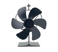 Ventola in lega di alluminio Stufa di ricambio alimentata a calore a 6 pale Accessori facili da usare Sostituzione stufa a legna Alimentata a caldo Non elettrica