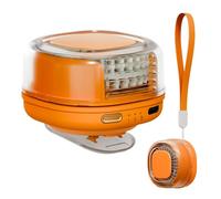 Ventola In Vita Per Esterni: Ventilatore Ciclonico, Mini Ventilatori Con Configurazioni Multiple Di Velocità, Ricaricabile, Silenzioso, Girevole A 360 Gradi | Per Viaggi Estivi Al