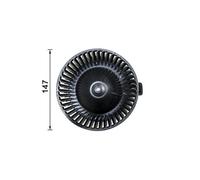 Ventola Interna 12 V 378 W Ø 147 Mm 4 Poli MAHLE Per BMW 5 Serie