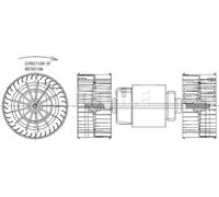 Ventola Interna 2 Poli MAHLE Per MERCEDES