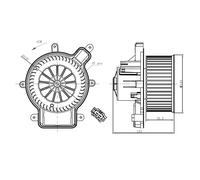 Ventola Interna NRF Per Peugeot 5008 3008 Grande Monovolume 0U_ Citroën DS5