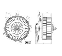 Ventola Interna Per Mercedes-Benz S-Klasse W220 C215 Maybach 240_ 62