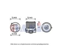 Ventola Interna Per Toyota Aygo WNB1_ KGB1_ Citroën C1 PM_ PN_ 107