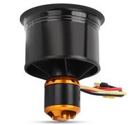 Ventola intubata con motore, ventola intubata Mini EDF da 50 mm 12 pale con motore microspazzolato per aereo RC Mini ventola intubata EDF Jet (CCW)