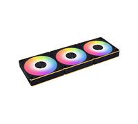 Lian Li UNI FAN CL Wireless Reverse Blade 120 mm ARGB PWM Ventola Nero (confezione da 3 con controller) | Potente raffreddamento - per alloggiamento e radiatore