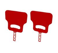 Ventola manuale per barbecue, strumento di cottura per esterni, in plastica leggera resistente al calore per un'illuminazione rapida del fuoco e flusso d'aria, portatile per barbecue, barbecue