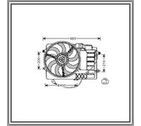 Ventola Per Mini Mini (bmw) R50/r53/r52 Dal 2001 Al 2004 Mn304f002 17117541092