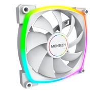 Montech Ventola AX140W PWM - 12V, 2.64W, 1600 RPM, 27dB, Compatibile con Desktop, Bianca
