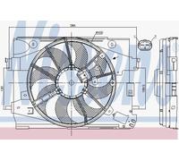 VAN WEZEL 4373746 Ventola radiatore