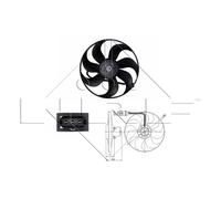 Ventola Motore per VW Golf IV 1J1 Polo 9N_6N2 Audi A3 8L1 Tt