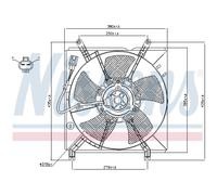 Ventola Motore Raffreddamento Adatta Per Toyota RAV 4 II CLA2_ XA2_ ZCA2_ ACA2_