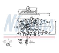 Ventola Motore Raffreddamento Ventola Compatibile Per VW Golf IV 1J1 1.9 TDI