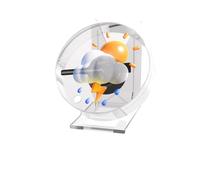 Ventola olografica 3D, Proiettore Olografico 3D Con Telecomando, Ventilatore Da Tavolo, Luci Pubblicitarie Con Gioco, Ventilatore Olografico Con Copertura Trasparente