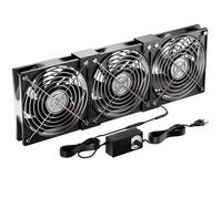 VENTOLA PC 360 MM 12V PER CASE CON SPINA DI RETE E REGOLATORE DI VELOCITÀ SILENZ