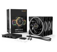be quiet! Light Wings 120mm PWM Triple Pack high-speed Case per computer Ventilatore 12 cm Nero 3 pz
