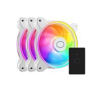 VENTOLA PC COOLER MASTER MasterFan MasterFan MF120 Halo² white 3in1