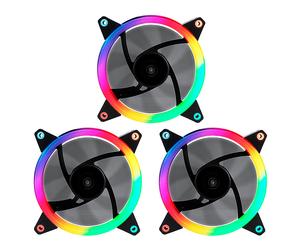VENTOLA PC UNYKACH Fan CANDY 30 ARGB Ring Led 120 mm