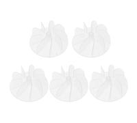Ventola per Asciugacapelli in Plastica, Ricambio 5 Pezzi Bianco | Parti di Ricambio, Facile Montaggio e Rimozione, Struttura Robusta, Forma Delicata, Aspetto Bello