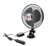 Ventola per auto, Riloer Ventola di Raffreddamento per Camion Oscillante 24V 6" con Aspirazione per Campeggio da Viaggio all'aperto