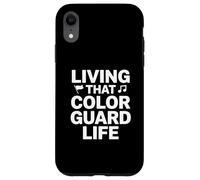 Ventola per banda musicale Living That Color Guard Life Custodia per iPhone XR