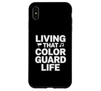 Ventola per banda musicale Living That Color Guard Life Custodia per iPhone XS Max