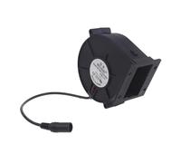 Ventola per barbecue, 97 x 97 x 33 mm, DC12 V, grande, con condotto quadrato, per campeggio, picnic, barbecue