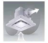 Ventola per camper, Ventilatore Di Scarico In Alluminio Con Soffietto A Soffitto Tipo Conduttura Ventilatore Di Scarico For Hotel Toilette Ingegneria Integrato Ventilatore A Soffitto(LFCV-16L)