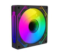 Ventola per case da gioco RGB da 120 mm, specchio infinito 3D, soffio inverso silenzioso, ARGB+PWM 2 in 1