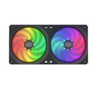 COOLER MASTER MasterFan SF240R ARGB, forma rettangolare con controller incluso