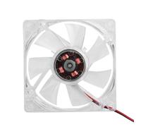 Ventola per case, ventola di raffreddamento a LED da 80 mm Ventola per case PC 12V 4 pin Cuscinetto idraulico muto 46 CFM 2500 giri/min per torre di computer Desktop Cooler Luce (Blu)