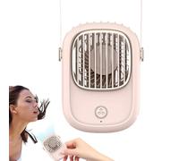 Ventola per collana ad aria appesa - Cooler del collo portatile, ventola del cordino USB | Dispositivo a flusso d'aria indossabile leggero, soffiatore di brezza personale a 3 velocità, per do