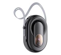Ventola per collo personale - Ventile a clip in vita a 5 velocità - Vel a LED, strumento di raffreddamento ricaricabile elettrico per viaggi in spiaggia all'aperto per ventola indossabile USB portatil