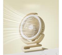 Ventola per desktop ricaricabile ricaricabile a basso rumore ventola di