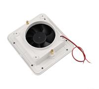 Ventola per di Scarico 140mm Forte Flusso d'Aria RV Ventola per(White) | Design compatto, basso consumo 12W, per silenzio , perfetto per dormire in caravan