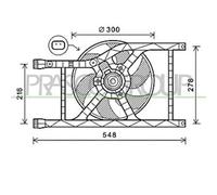 PRASCO FT030F004 Ventola radiatore