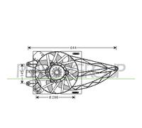 Ventola Per Fiat Panda Dal 2003 Al 2011 Ft122f003 51764536