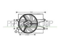 PRASCO FD340F002 Ventola radiatore
